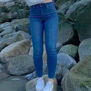 Madewell Curvy High Rise Skinny Crop Jeans 26 Tall